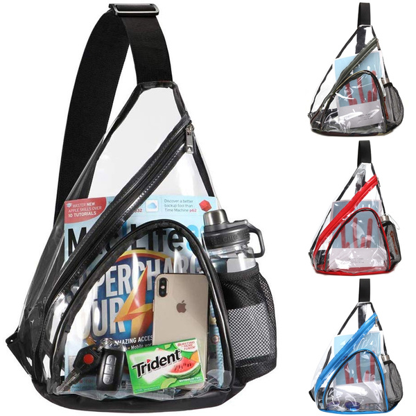 clear sling bag