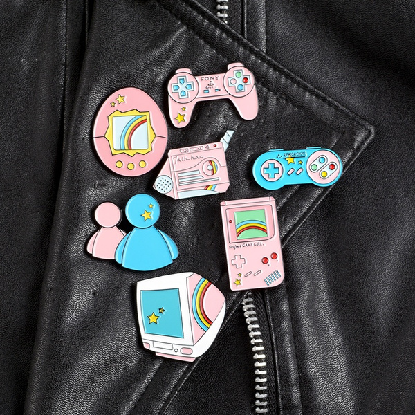 Amano Pikamee Soft Button Pin Brooch Women Cute Fashion Badge Funny Decor  Gift - AliExpress