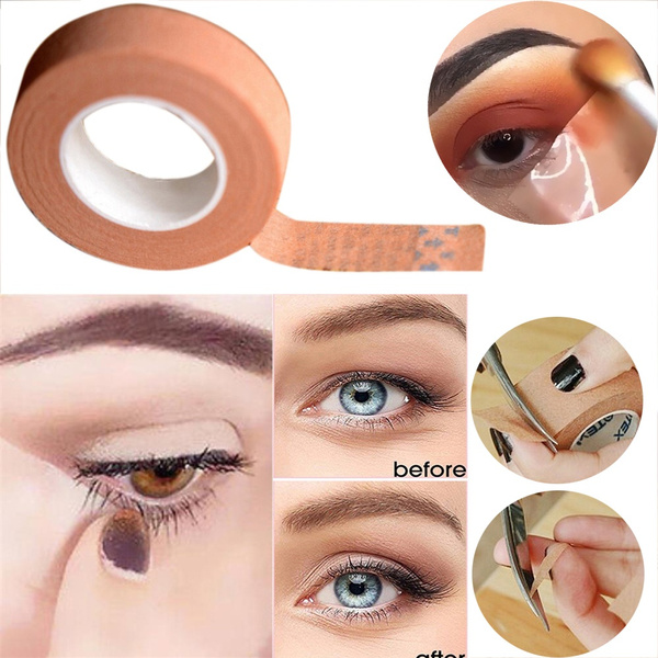 Cheap 1 Roll Eyeshadow Tape Natural Eyeliner Tape Makeup Tape for Eye Makeup  Stickers Eye Tape