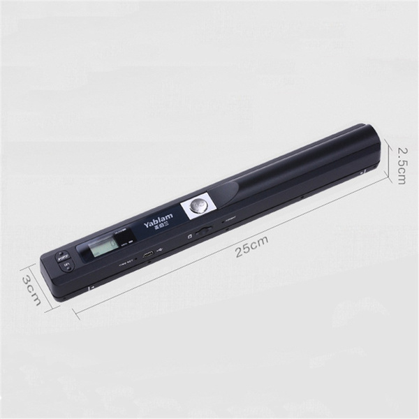 Portable Sans fil Document Scanner A4 900DPI JPG/PDF Format LCD