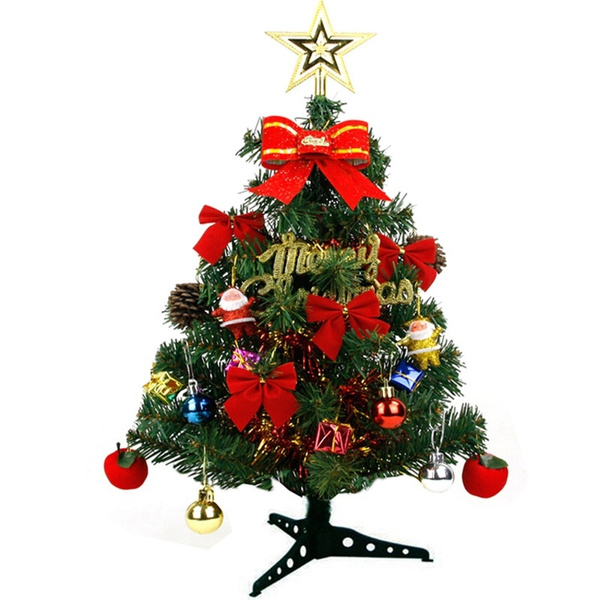 Details about   Mini Christmas Trees Pine Tree Desktop Home  Xmas Decorations Festival Ornaments 