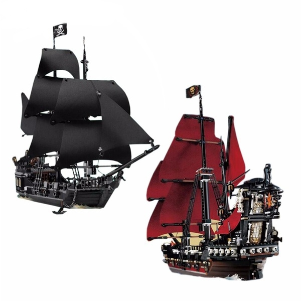 Details about   Black Pearl Pirate Ship Building Blocks Pirates of The Caribbean Kids Gift 