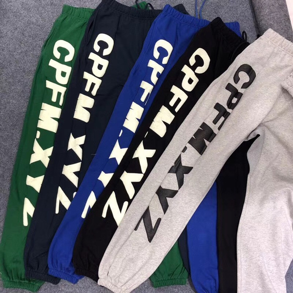 Kanye West Sweatpants KIDS SEE CPFM Streetwear Women Men High