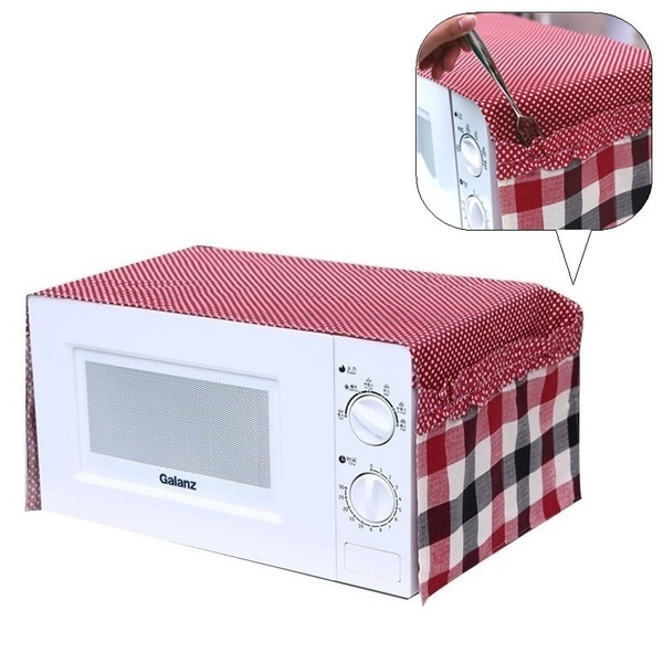 Microwave Dust Cover Cotton Cover Microwave Oven Set Microwave Cover Towel  Multi purpose Towel Home Supplies Hot Sale Color Multicolor