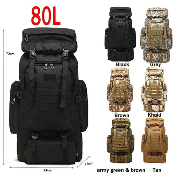 50L/80L Camo Backpack Military Army 