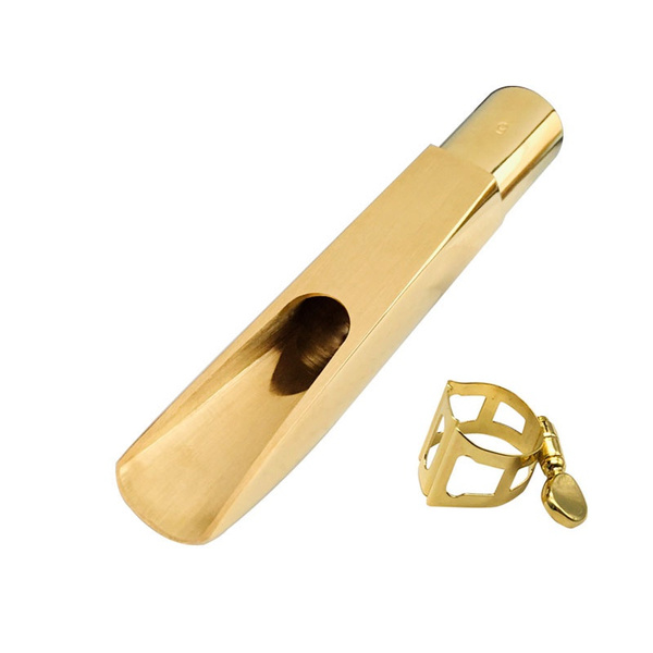 Semi-finished Metal Mouthpiece Alto/Tenor Bullet Hole Chamber Saxophone