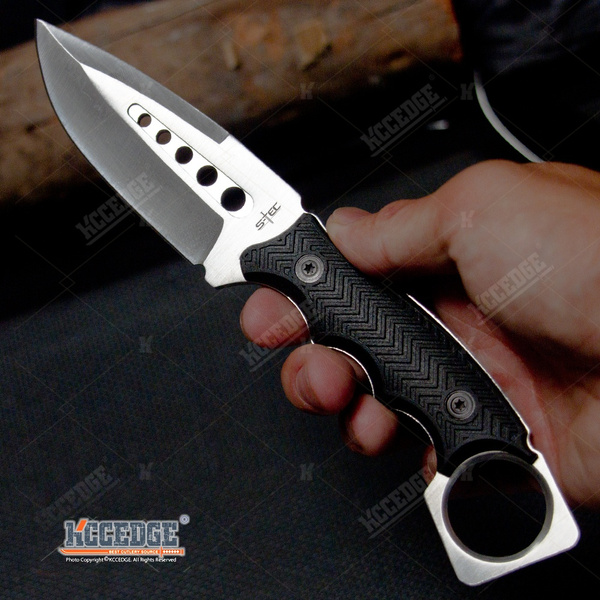 Military Combat 9 Fixed Blade Knife Survival Hunting Knife Full