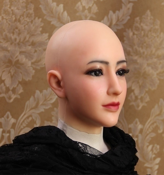 Realistic Transgender Alice Masks Soft Silicone Head Mask Face For Crossdresser Transvestite 2744