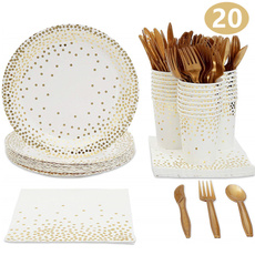 goldplated, party, papershop, paperplate