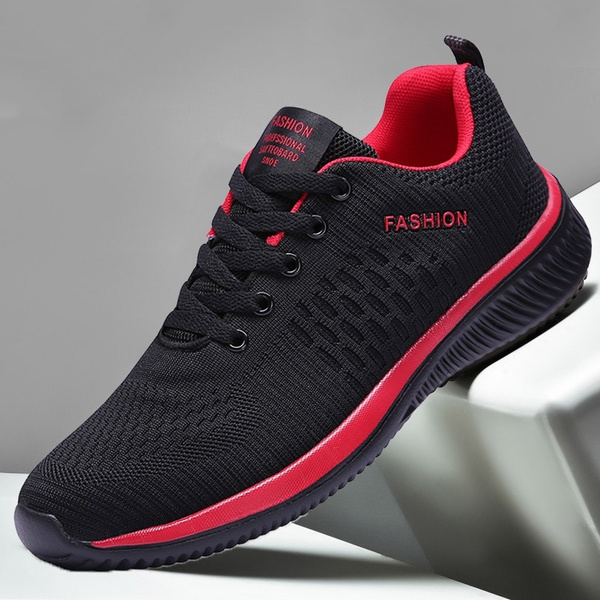 Mens Sneakers Gym Running Shoes Walking Sport Lightweight Breathable ...