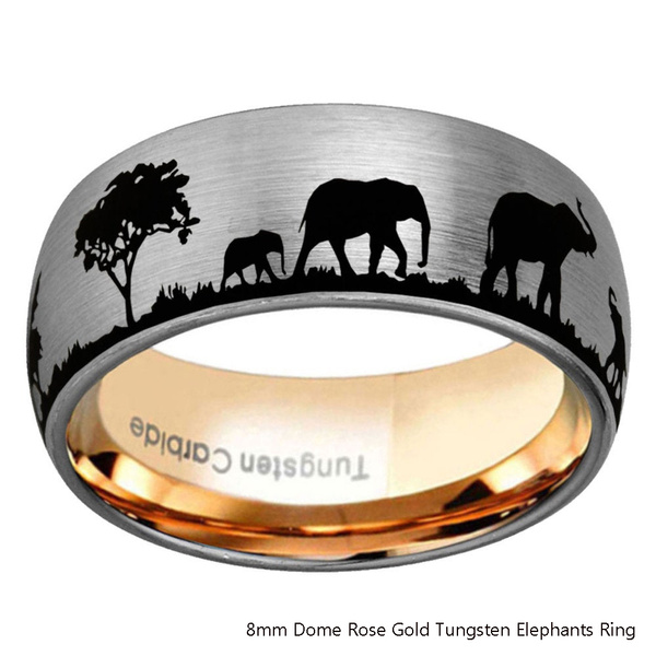 elephant ring rose gold