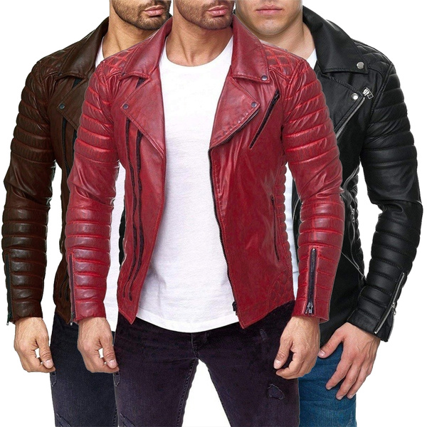 red jacket men fashion