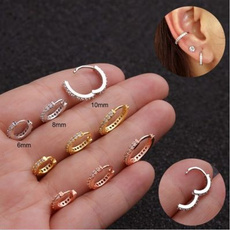 Hoop Earring, Gemstone Earrings, Earring, cartilage earrings