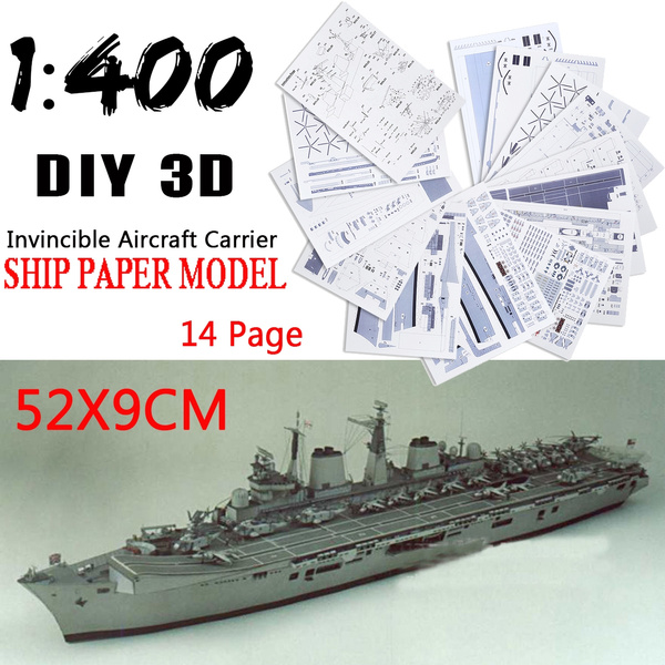 paper models ship card