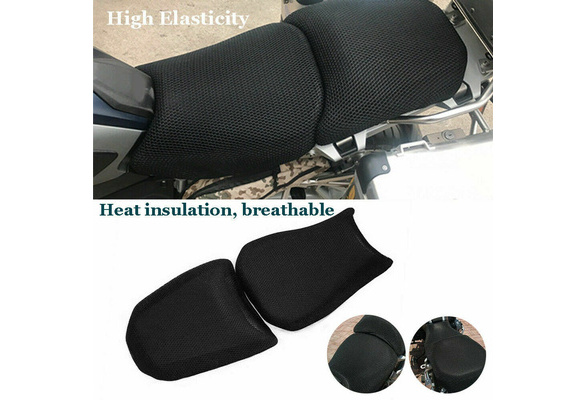 2x Motorcycle Seat Cover Breathable Cooling Mesh Cushion Fit For Bmw R1200gs Adv Wish - Gel Seat Cushion For Motorcycle India