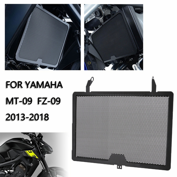 Silver Motorcycle Radiator Grill Grille Guard Cover For Yamaha MT-09 2013-2018 