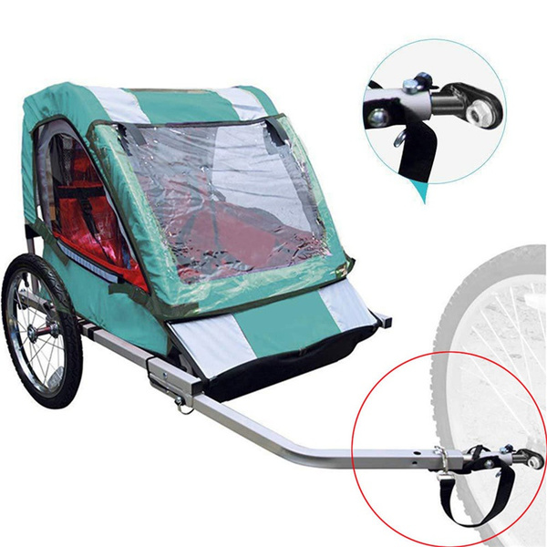 bicycle trailer attachment