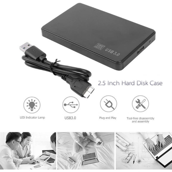 Sui fordelagtige som resultat 2.5 Inch HDD SSD Case Sata to USB 3.0/2.0 Hard Drive Box Enclosure Adapter  KIK | Wish