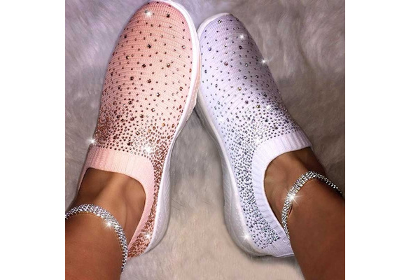 Crystal sizzle hot sale sock sneakers