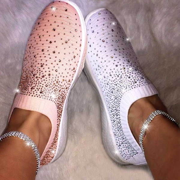 Pink sparkly store trainers womens