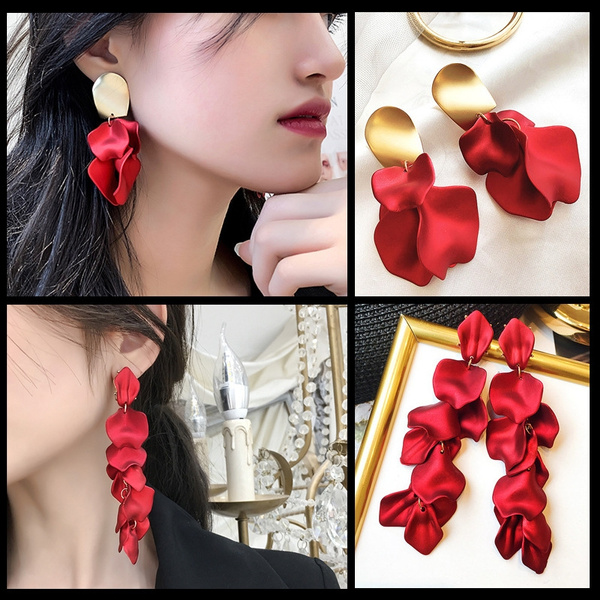 Big sales red earrings