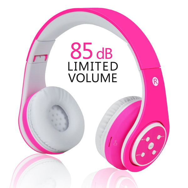 Kids Bluetooth Headphone 85 dB Volume Limited Wireless Headphone Foldable Rubber Noise Cancelling Kids Headphones Lightweight Bluetooth 5.0 Headsets