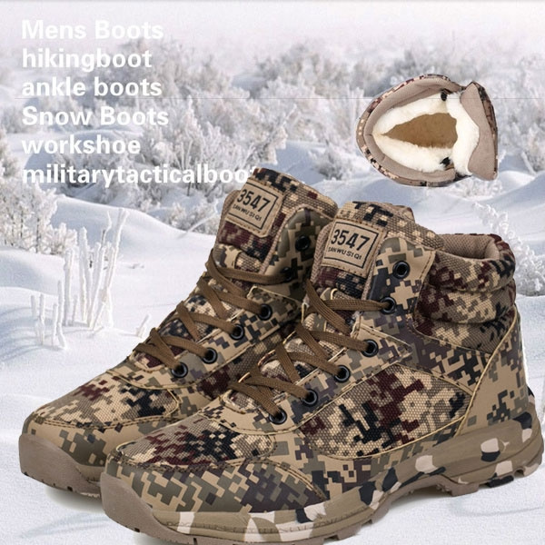 mens winter boots camo