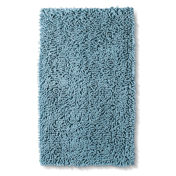 Refurbished Mohawk Weston Memory Foam Bath Rug, 1'8x2'10, Aqua Wish