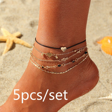 summeranklet, Anklets, Chain, beachanklet