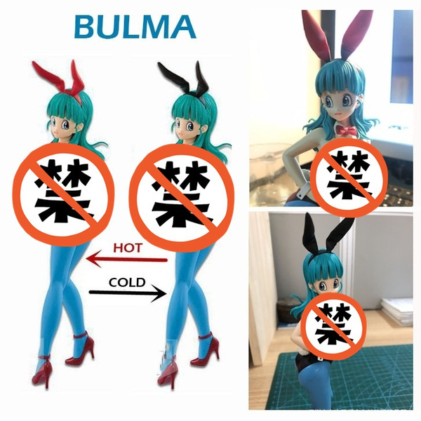 Dragon Ball C2 Figure Bulma 20cm Change Color due to Temperature Toy No Box 