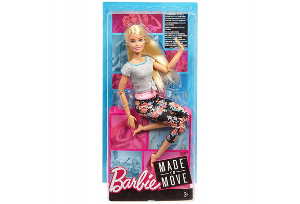 Boneca Barbie Made to Move Aula de Yoga Loira Mattel Ftg80