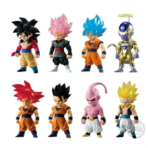 Dragon Ball Super Adverge 2 Figures Box Set 3 - Super Saiyan  Blue Goku, Blue Vegeta and Broly, Piccolo, (86610) : Toys & Games