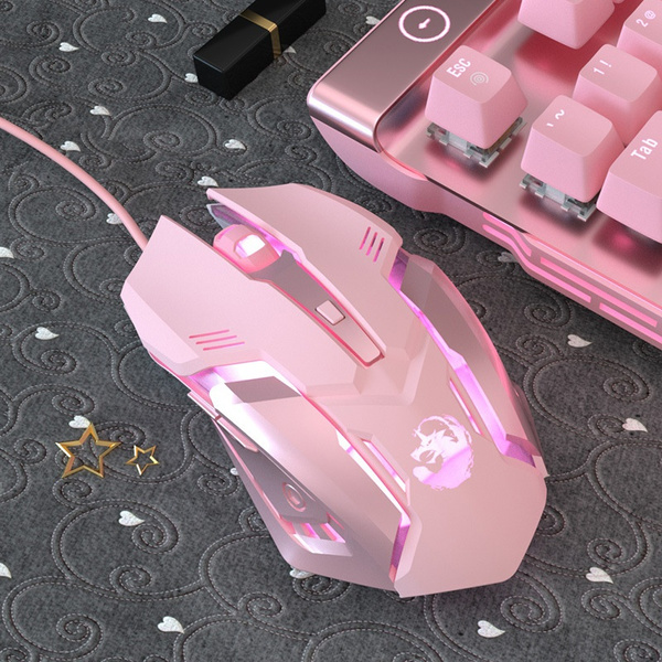 pink cute mouse