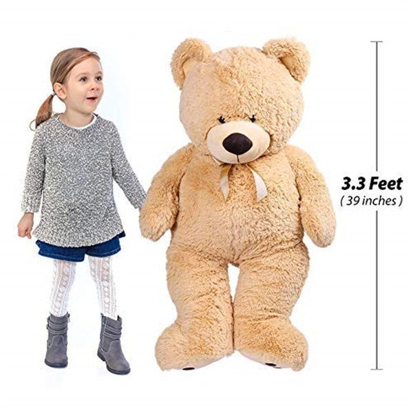 39'' Giant Teddy Bear Stuffed Animal, Soft Large Cuddly Stuffed