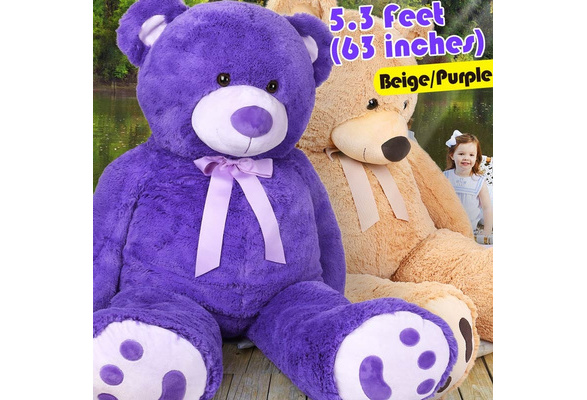 purple giant teddy bear