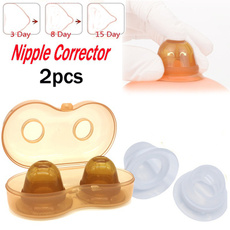 2Pcs Medical Silicone Nipple Aspirator Corrector Painless Nipple Sucker Puller