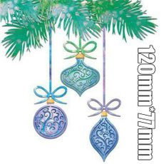 stencil, Christmas, metalcuttingdie, Ornament