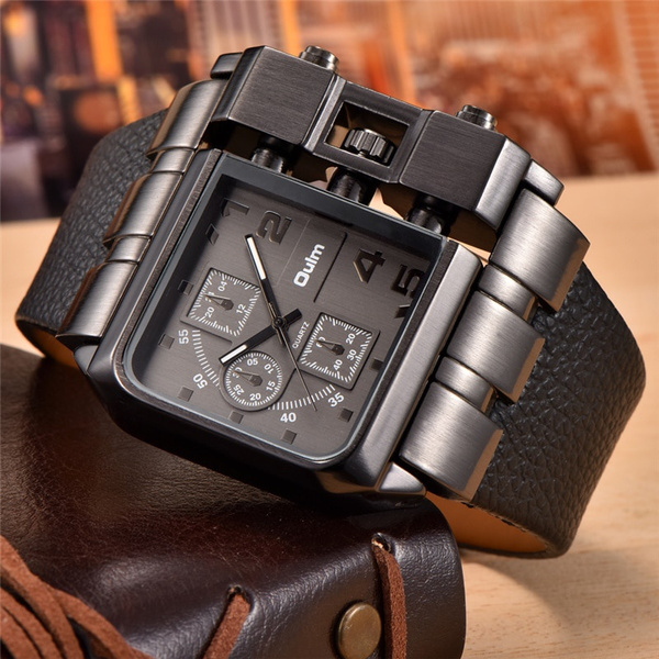 Militair heren horloge black - Horloges heren