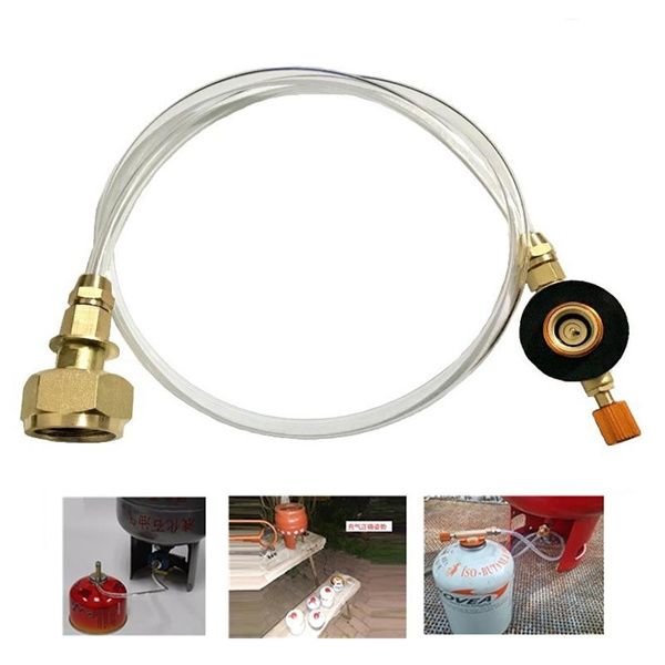 Details about   Camping Stove Connector Gas Adapter Converter Refill Connector BBQ 