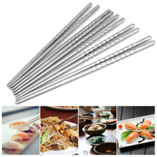 Steel, Sushi, metalchopstick, chinesestainlesssteelchopstick