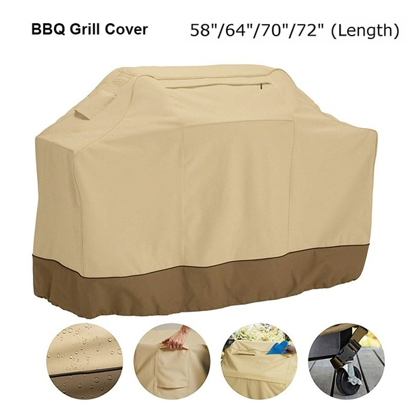 Heavy Duty BBQ Grill Cover Gas Barbecue Outdoor Waterproof 58 64" 70" 72"
