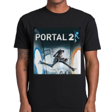 Summer, portal2, Cotton T Shirt, lettertshirt