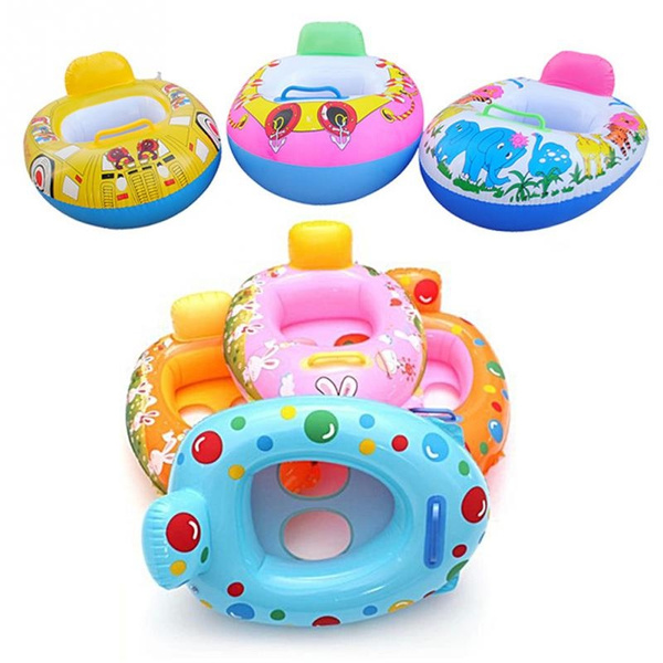 Inflatable Kids Baby Seat Swimming Swim Ring Pool Aid Trainer Beach Float 
