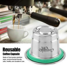 coffeecapsule, Decoración del hogar, refillablecapsule, Stainless Steel