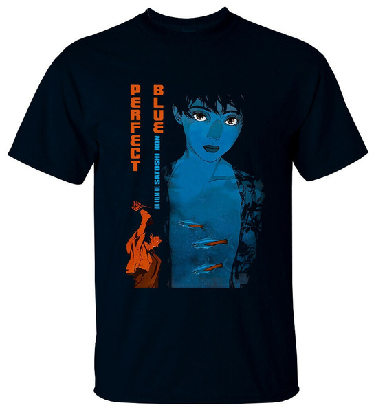 Perfect Blue V2 Satoshi Kon Movie Graphic T Shirt Mens Summer Tee