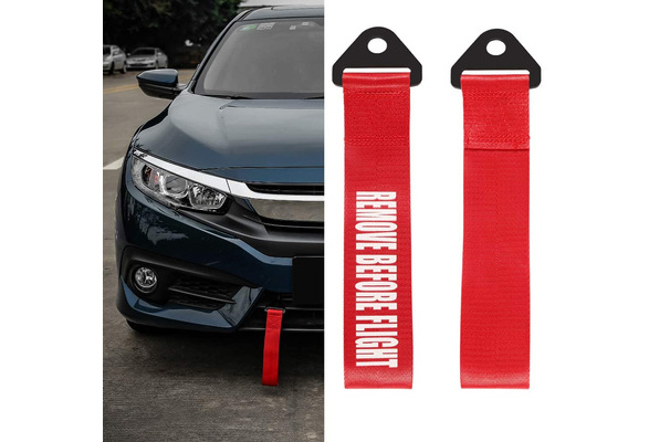 High-Strength Towing Rope Racing Car Universal Tow Eye Strap Tow Strap  Bumper Trailer Nylon Tow Ropes for Cars Ford OMP JDM tra