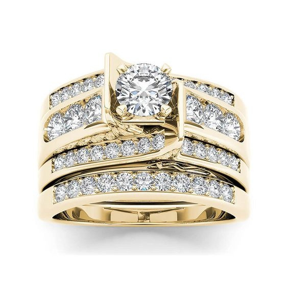 Big gold sales engagement rings