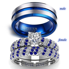 Sterling, Heart, mensweddingband, wedding ring