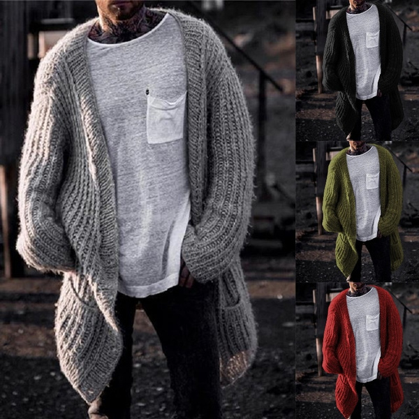 plus size mens cardigans