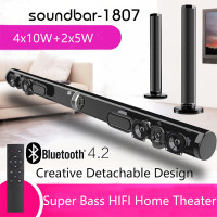LP-1807 Wireless TV Soundbar Bluetooth Speaker Stylish Fabric 